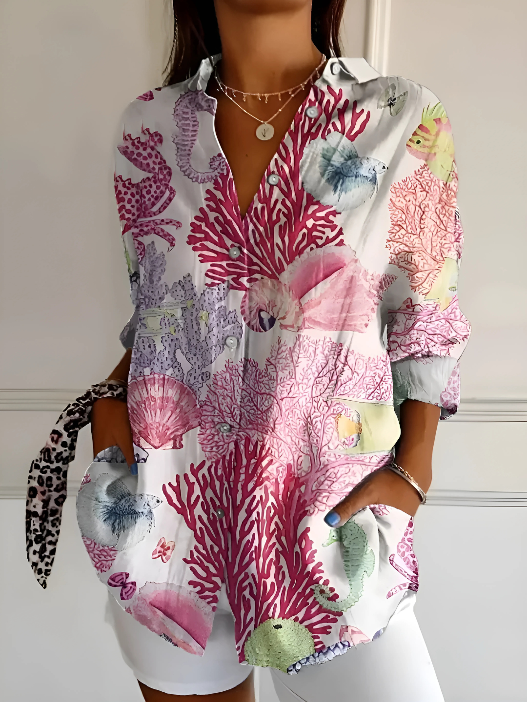 Ivy | Elegant Blommig Blus