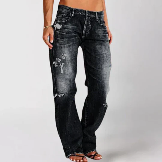Diana - Lösa jeans med vid passform för kvinnor
