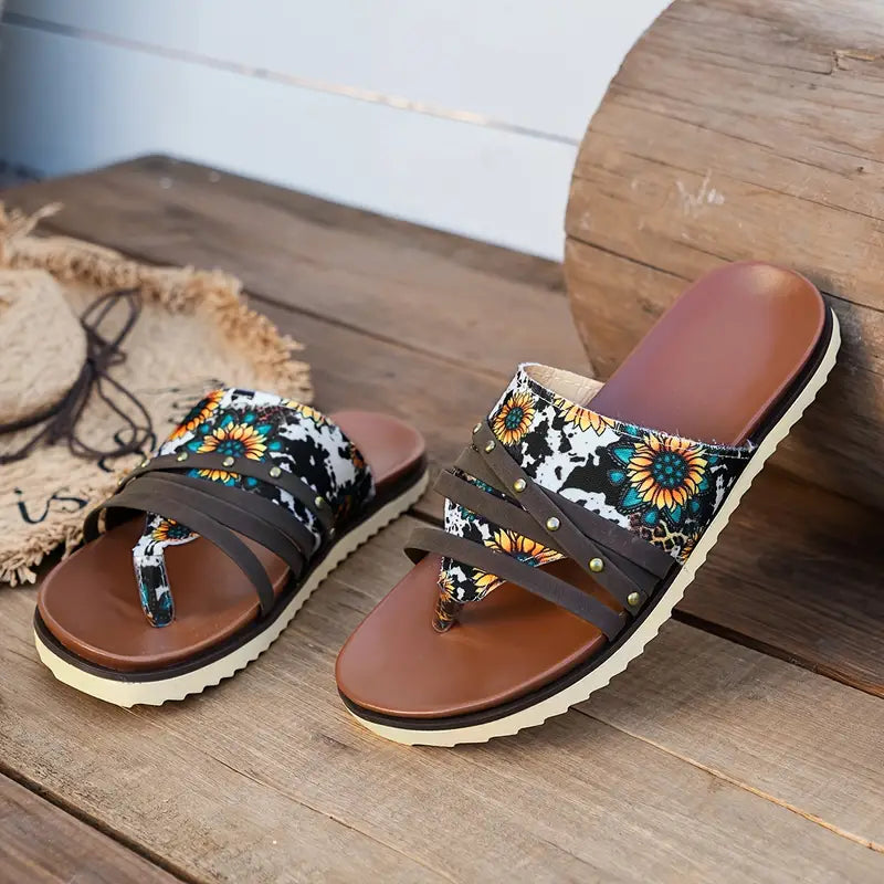 Lacey - Tåklämma Tunn rem Sandaler för kvinno