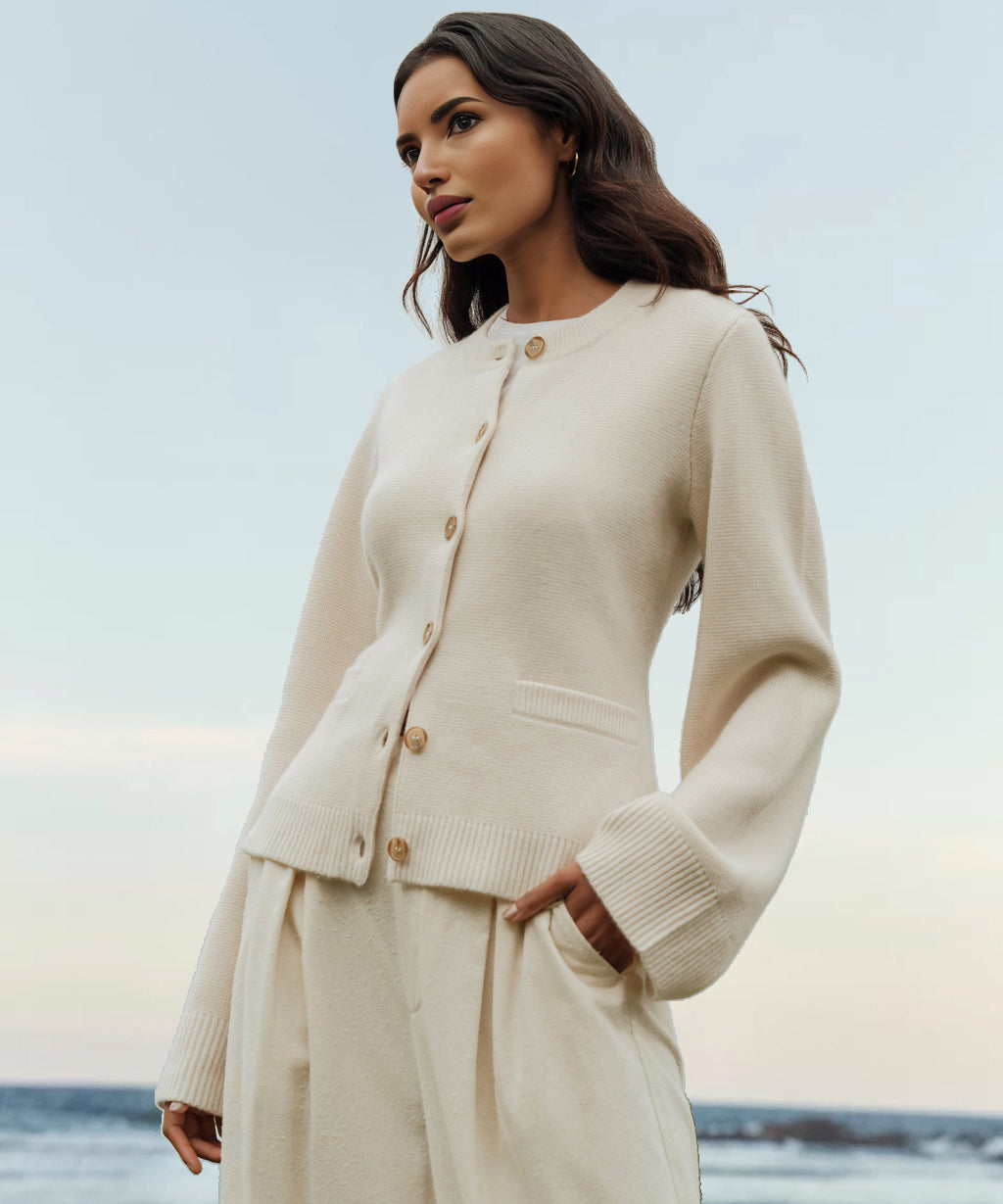 Alma | Långärmad Stickad Tröja