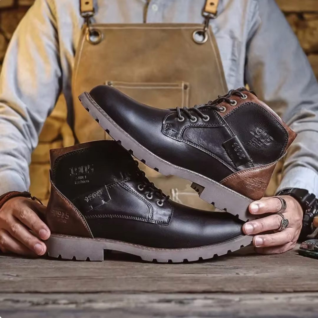 Williams | Vintage Läderboots För Herr