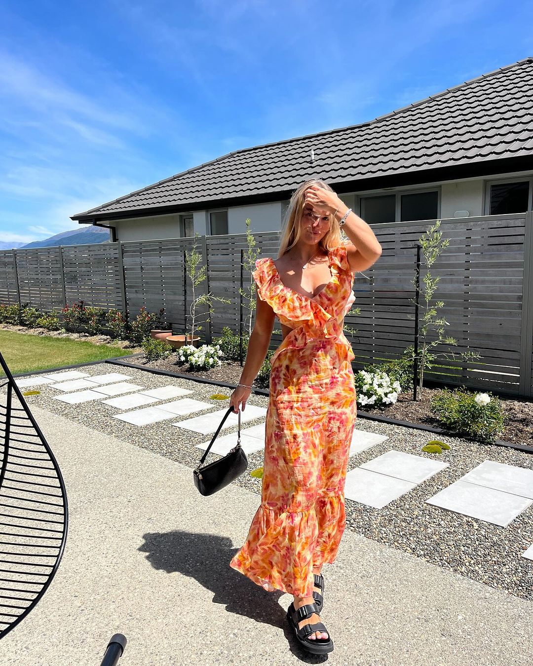 Alma | Lång Bomullsklänning För Sommardagar