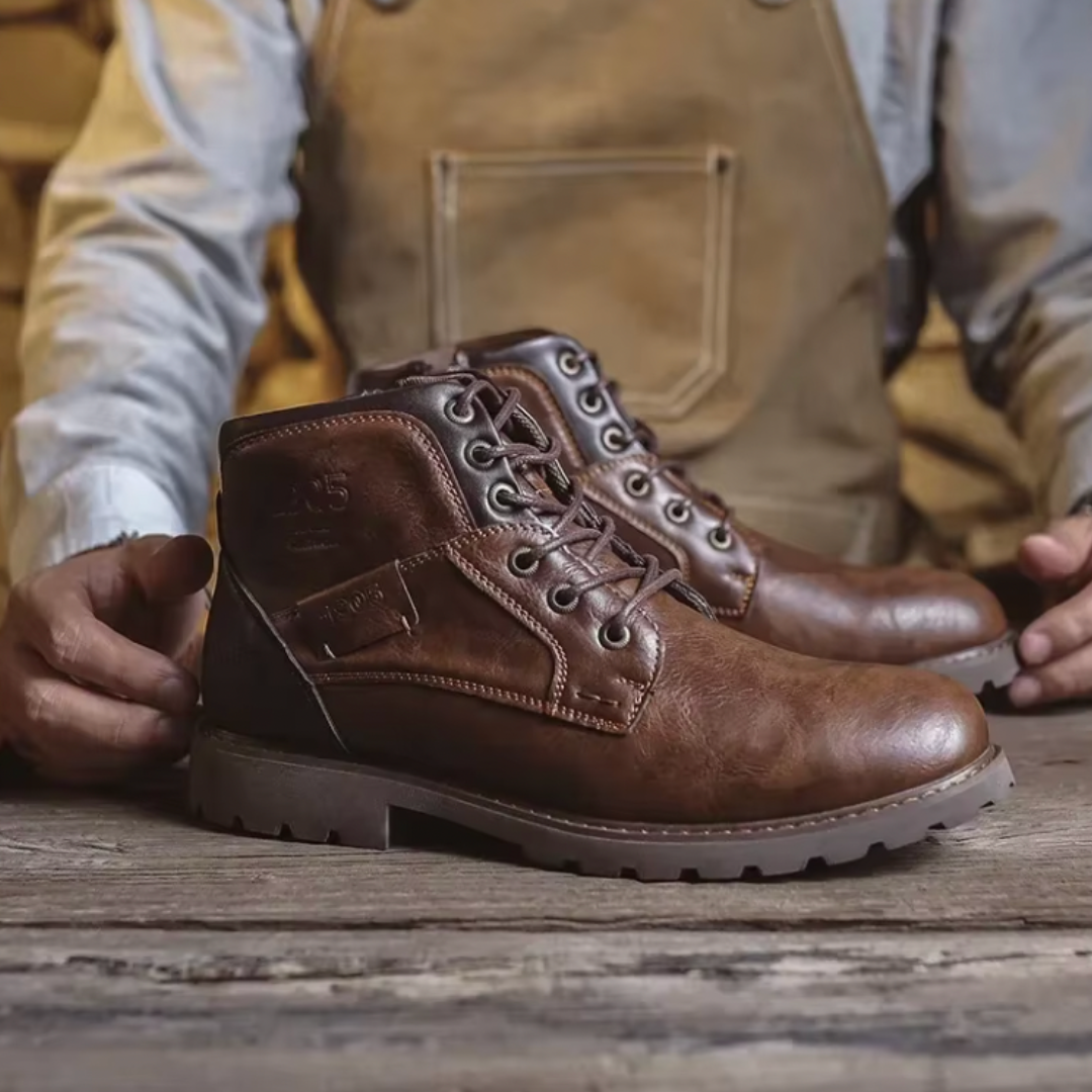 Williams | Vintage Läderboots För Herr