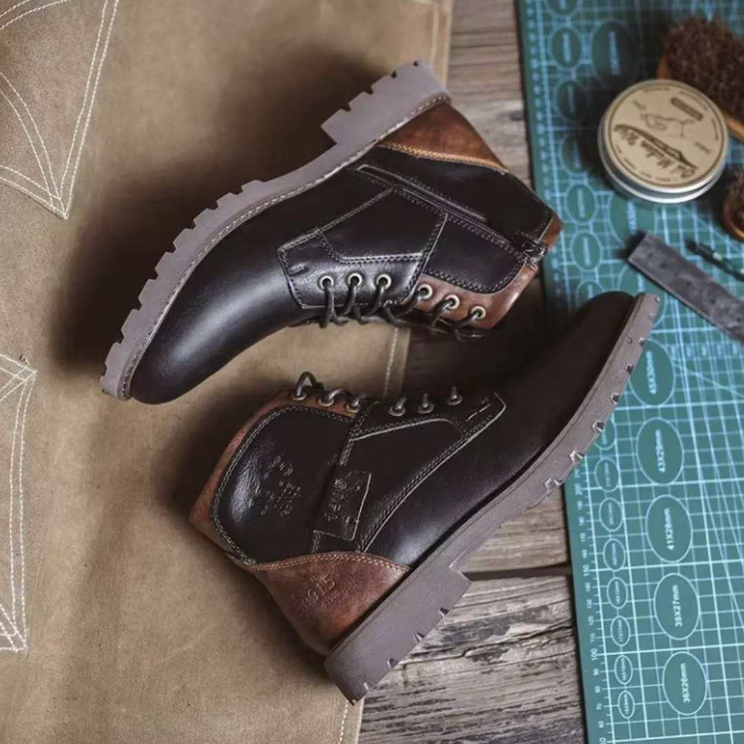 Williams | Vintage Läderboots För Herr