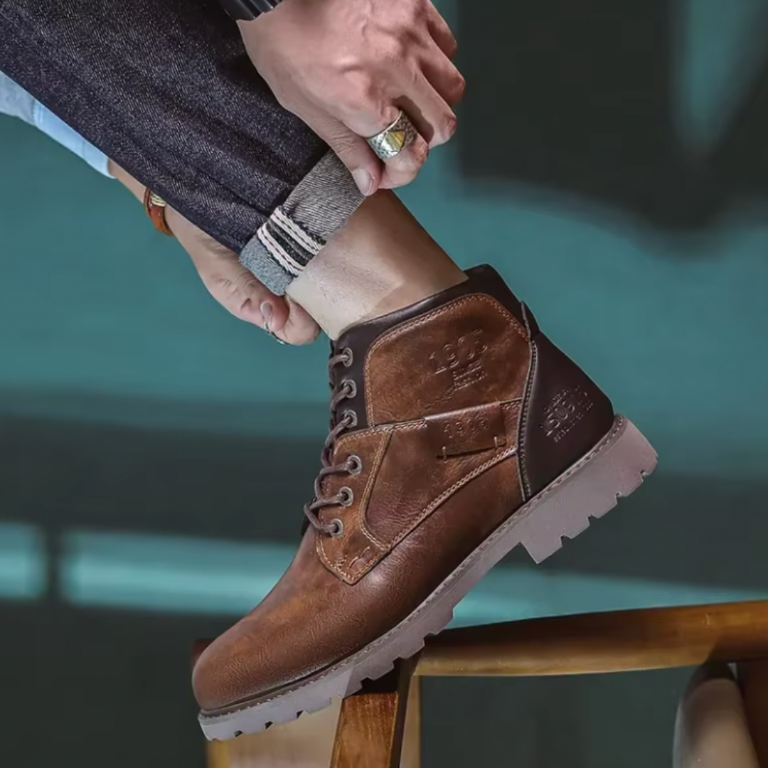 Williams | Vintage Läderboots För Herr