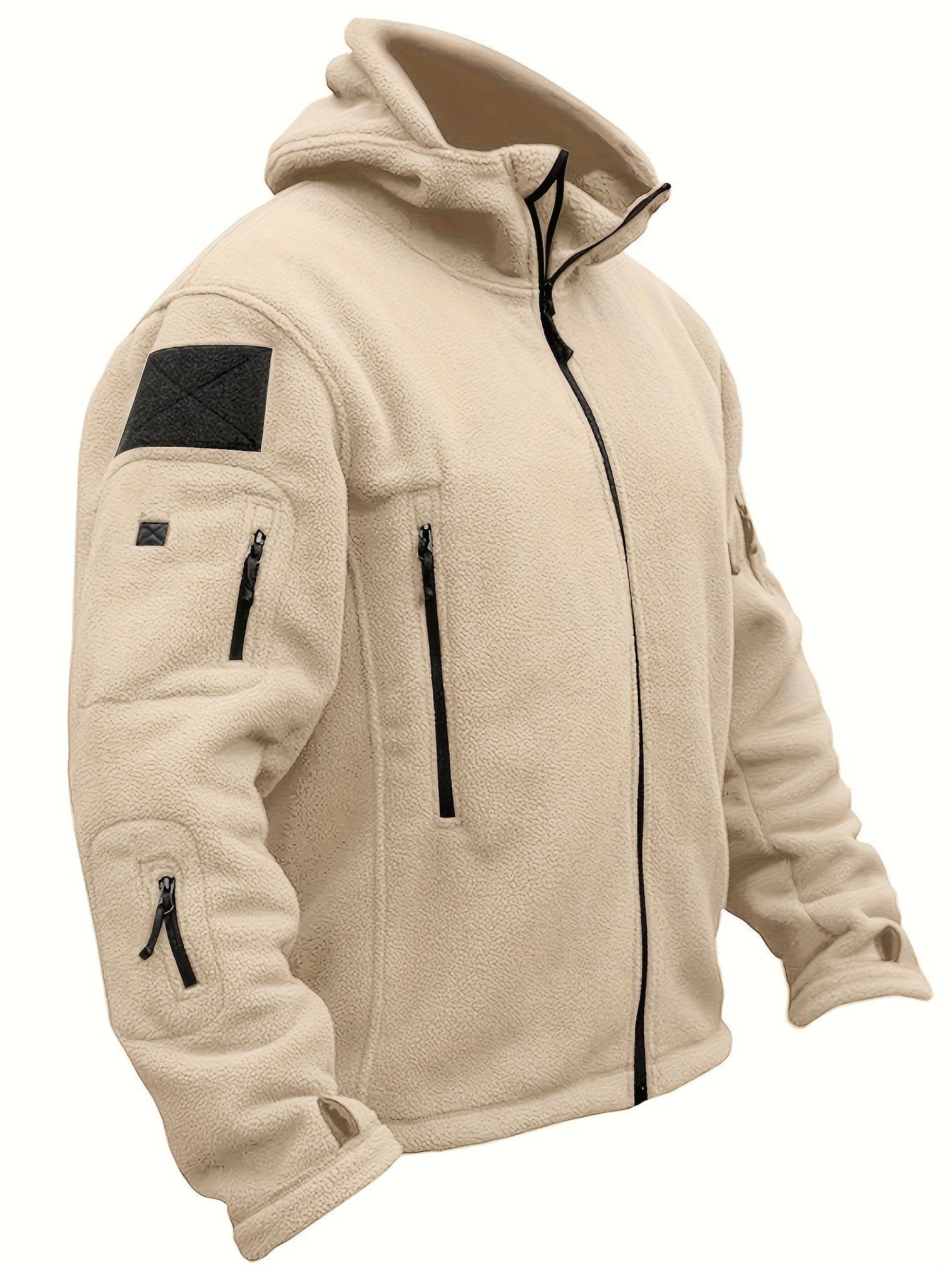 Vilhelm | Varm och Hållbar Militärinspirerad Fleecehoodie