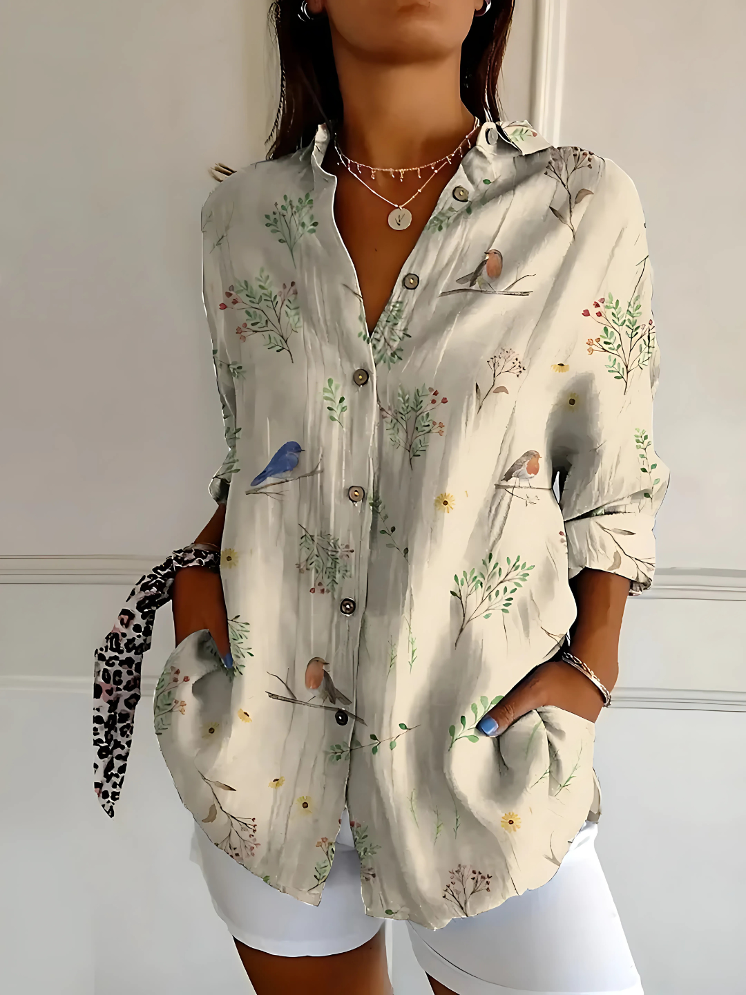 Ivy | Elegant Blommig Blus