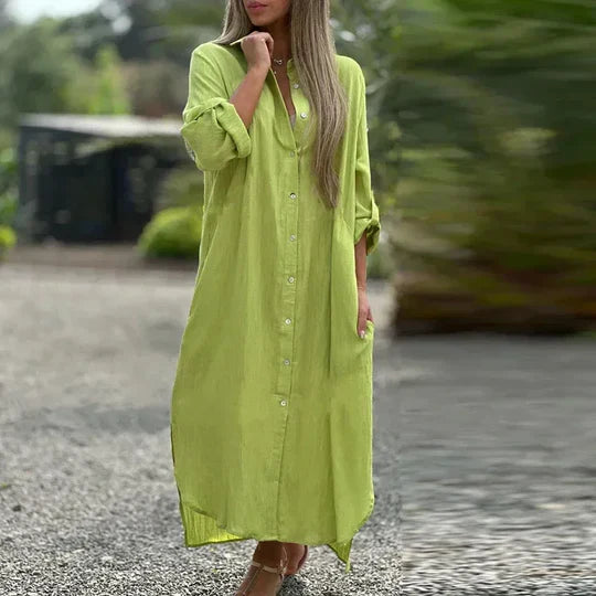 Elizabeth - Lång vardagsklänning