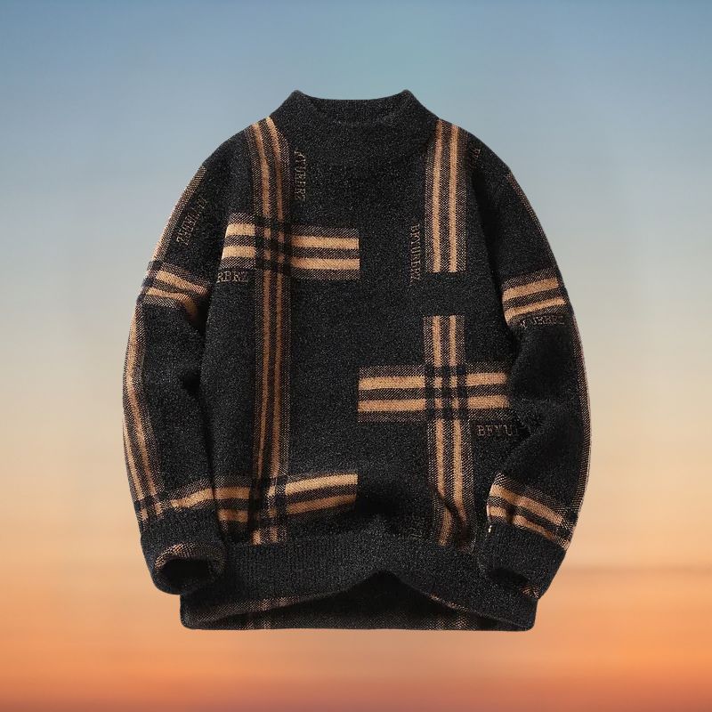 Carl | Stilren Halv Högkrage Tröja för Komfort och Värme