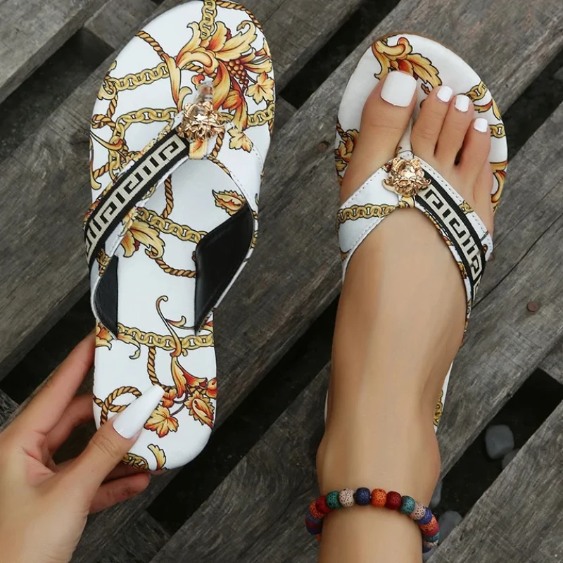 Erika - Sandaler Sexiga Tofflor Platta Flip-Flops