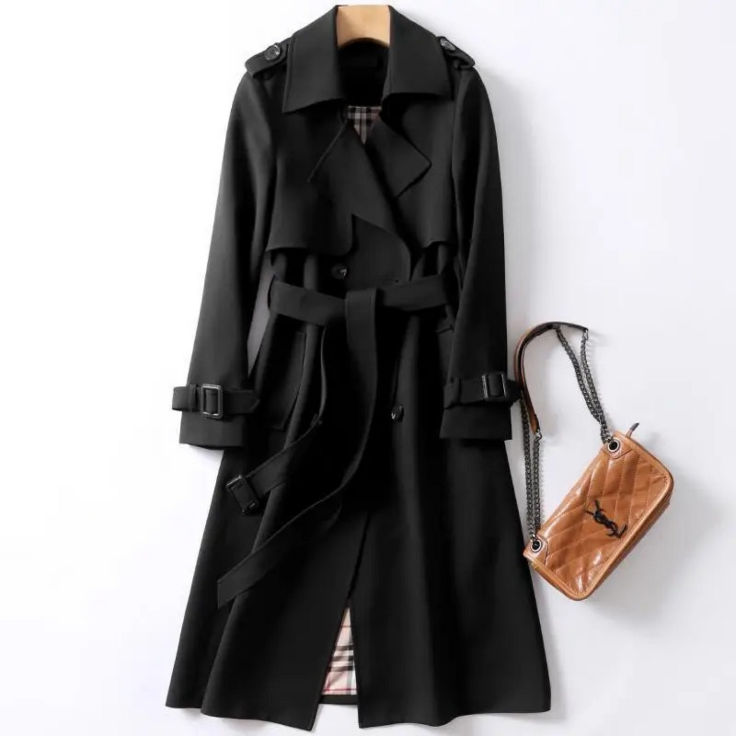 Julia | Elegant Trenchcoat med Bälte för Kvinnor