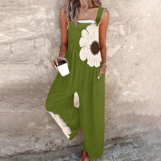 Signe | Stilren Ärmlös Jumpsuit