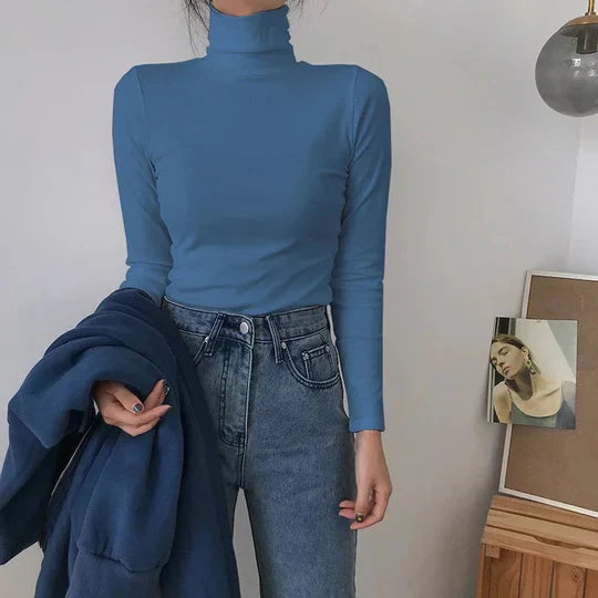 Larissa - Långärmad turtlenecktröja