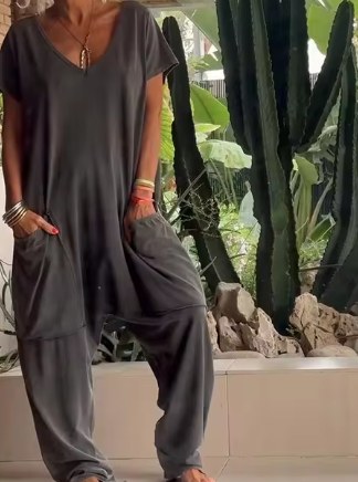 Xenia - Streetwear Mode Nya Lösa Jumpsuits