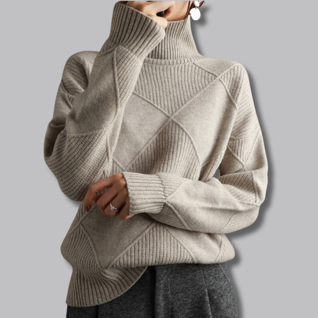 Olivia™ | Varm och lyxig polotröja