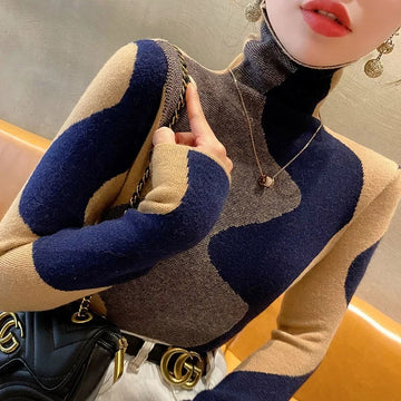 Olive - Elegant tröja med polokrage