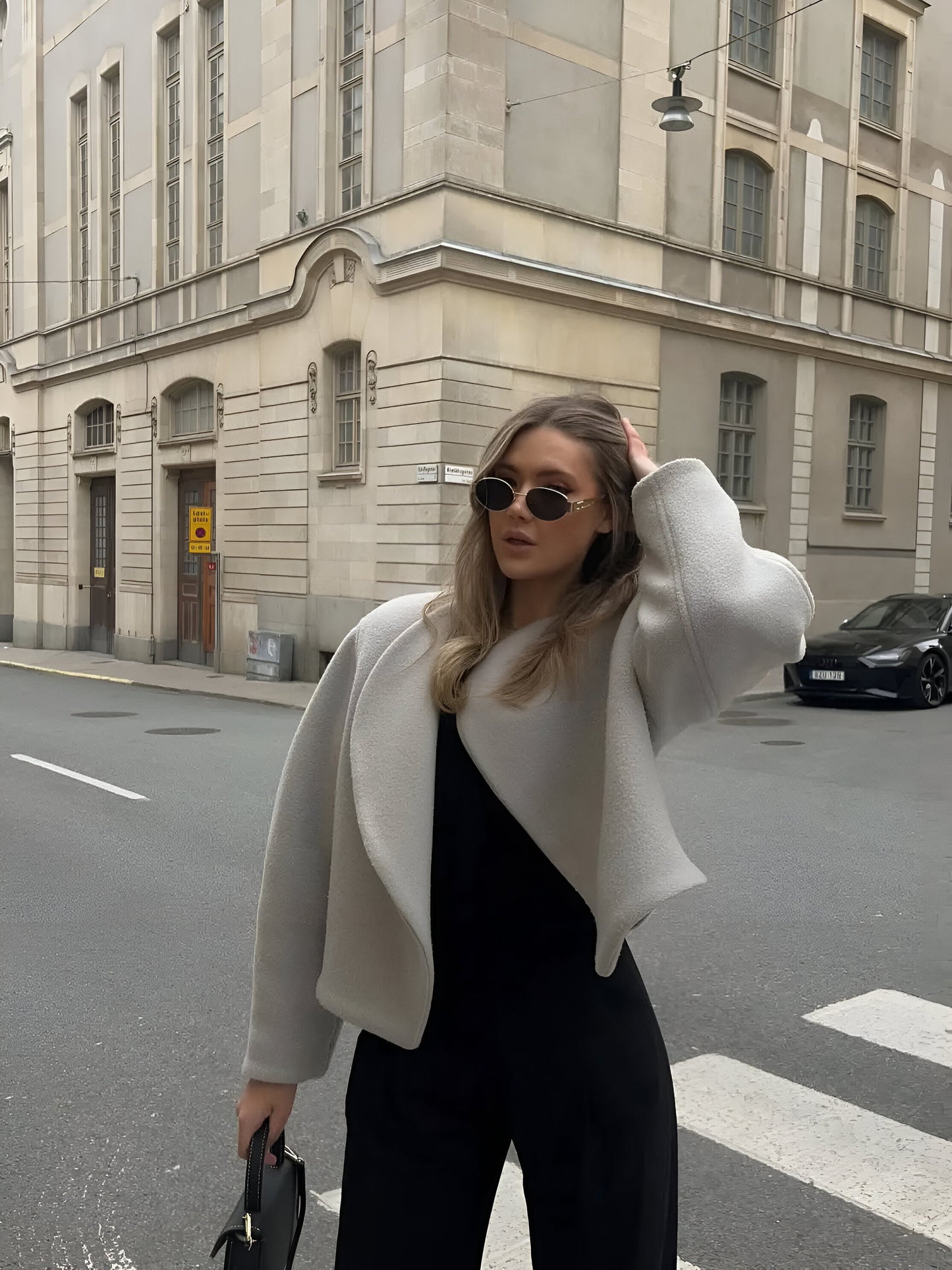 Marie | Casual varm ullkappa för kvinnor