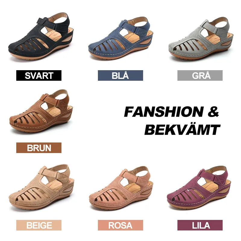 Sienna | Ortopediska Damsandaler Med Bred Passform