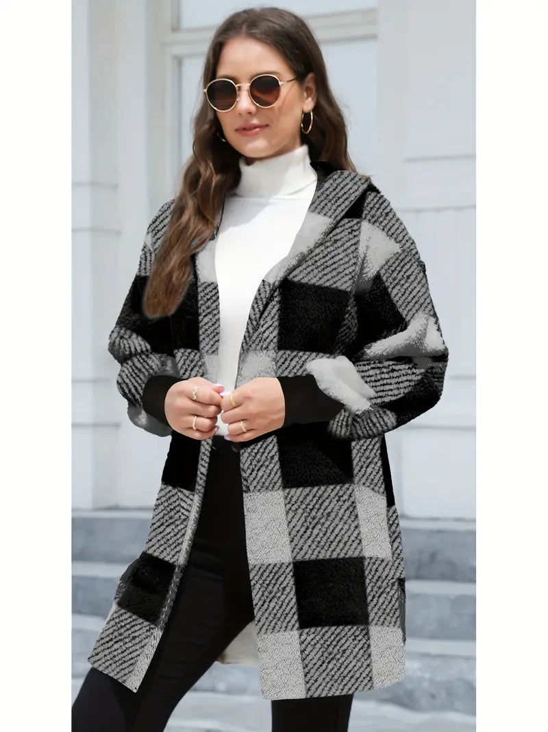 Mia | Virkad toppfärgad cardigan