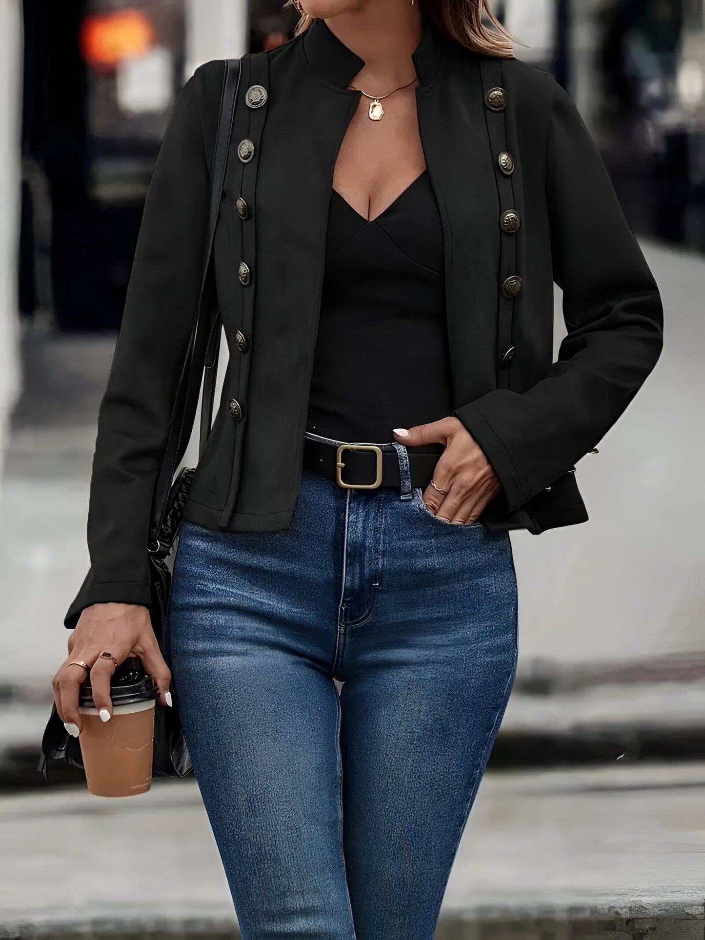 Johanna | Dubbelknäppt vintagejacka