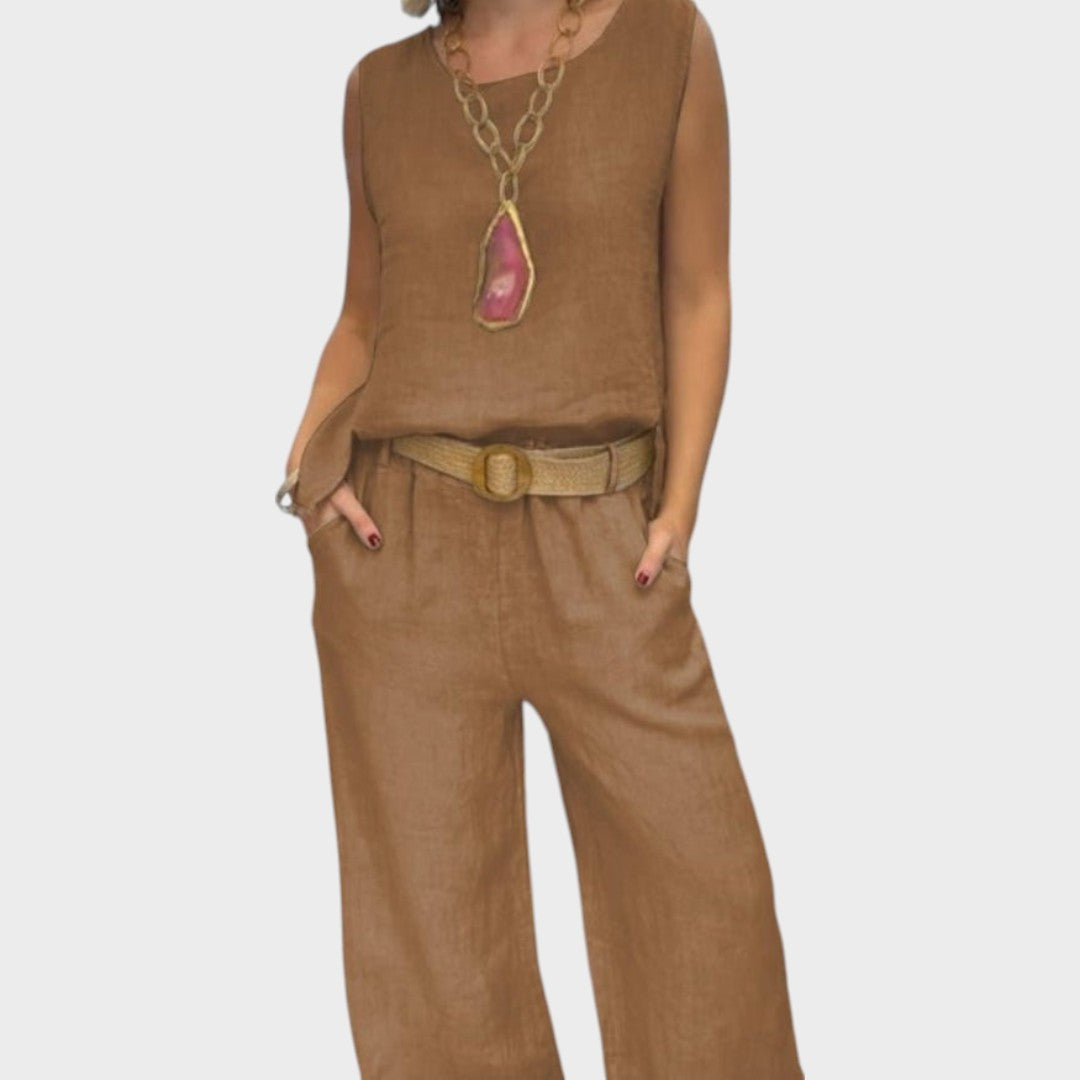 Linnea | Boho Tvådelad Sommaroutfit