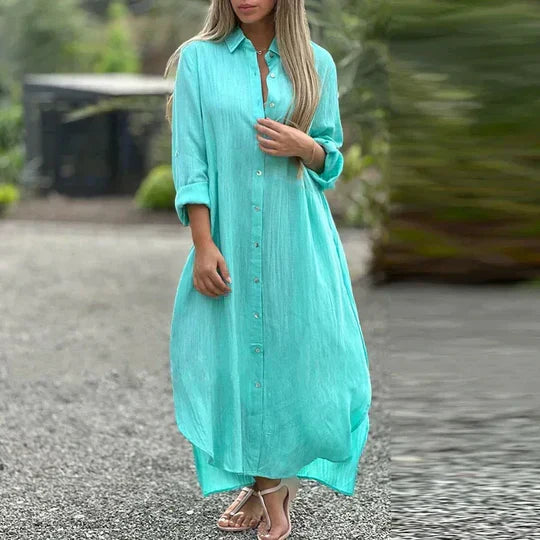Elizabeth - Lång vardagsklänning