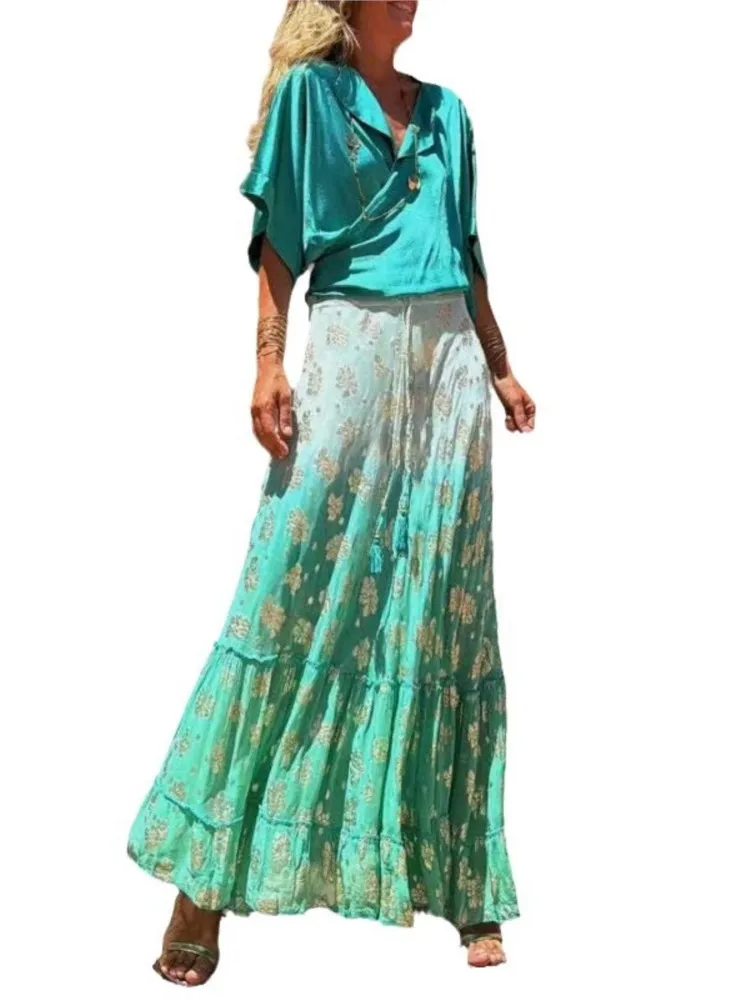 Jolina - Kjol med gradient casual