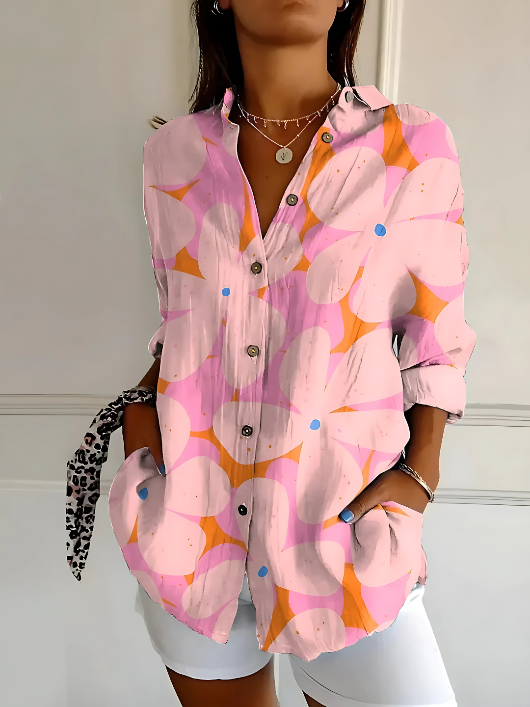 Ivy | Elegant Blommig Blus