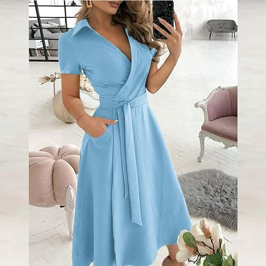 Cora - Trendig klänning med långa ärmar