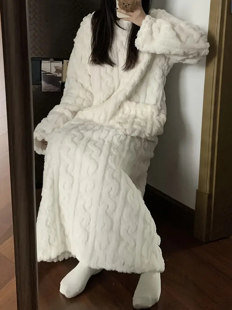 Remo - Mysig långärmad badrock