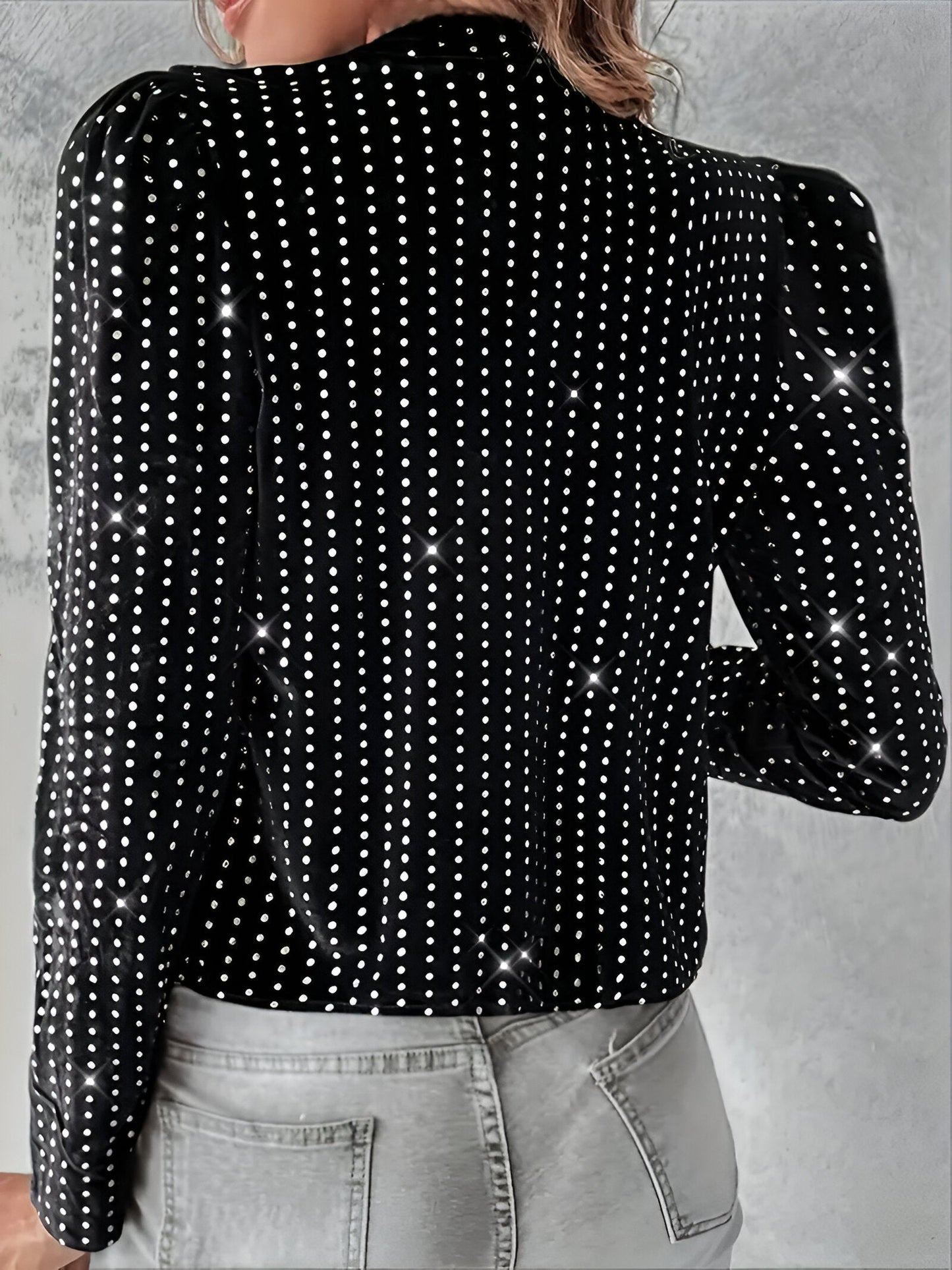 Eva | Lyxig jacka med skimrande paljetter