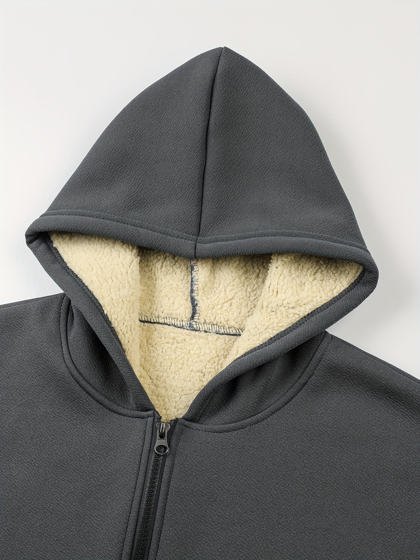 Clint | Randig joggingdräkt med ståkrage och dragkedja