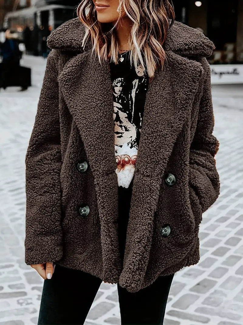 Sacha | Lyxig teddyjacka för den kalla årstiden