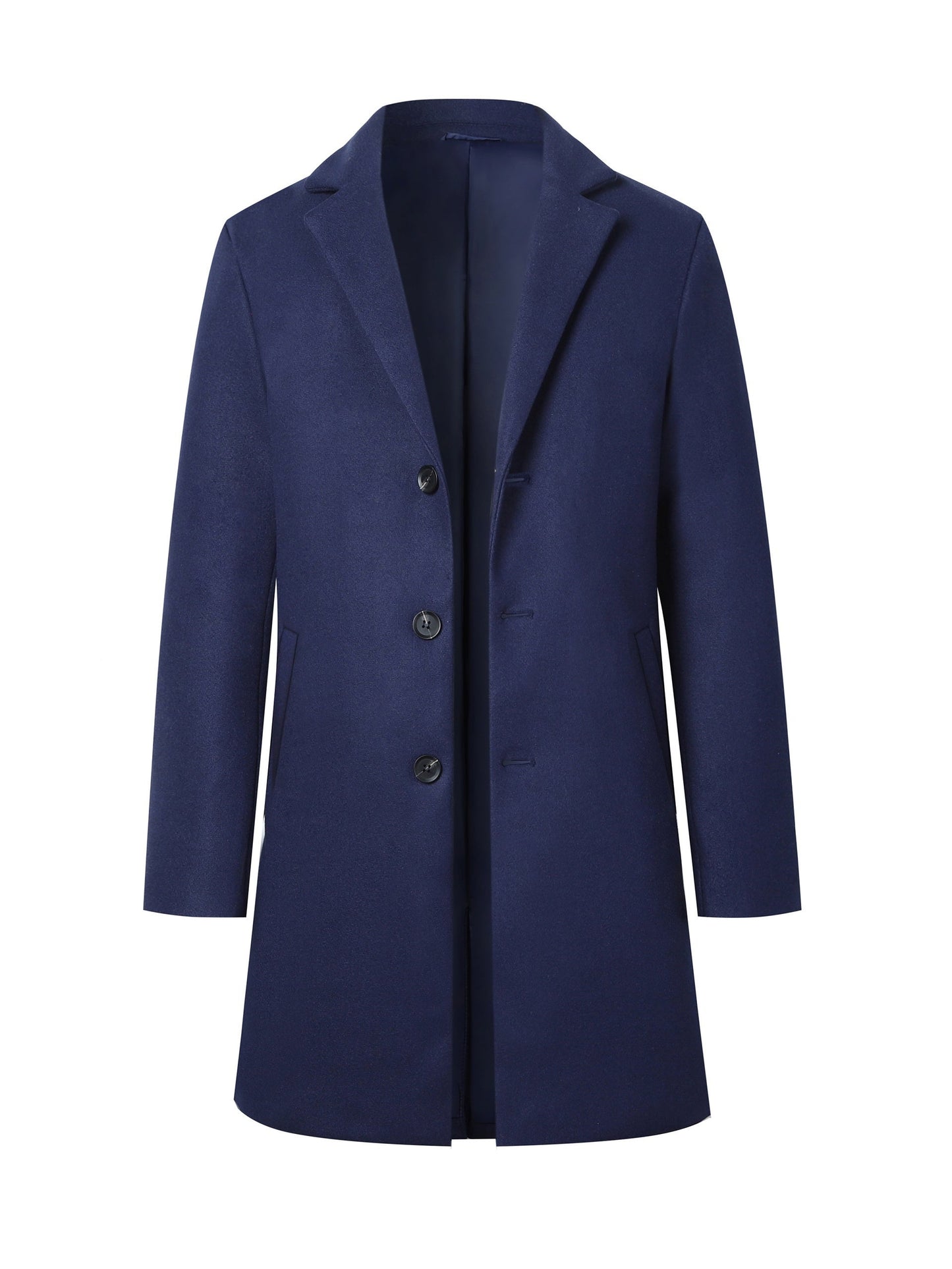 Cole | Elegant enknäppt trenchcoat för herr