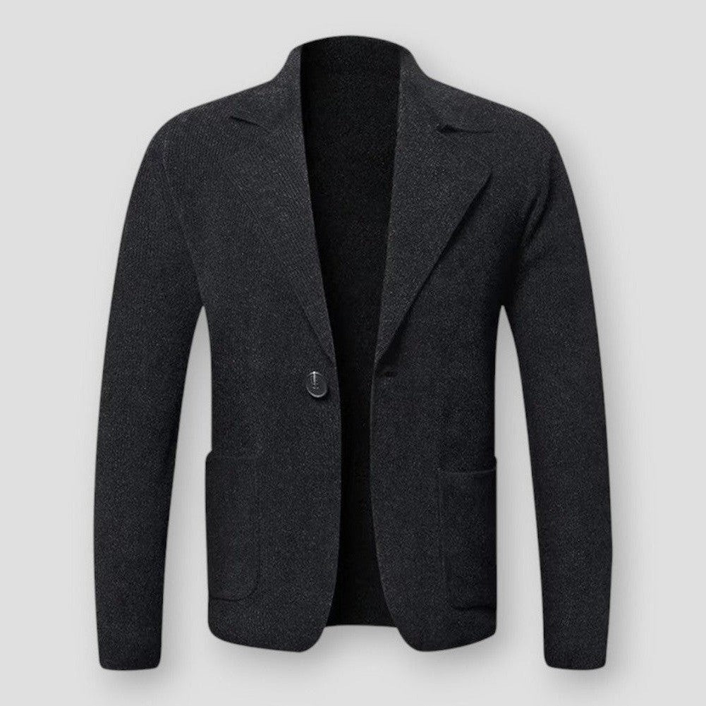 Axel | Tidlös Stickad Kavaj för en Sofistikerad Look