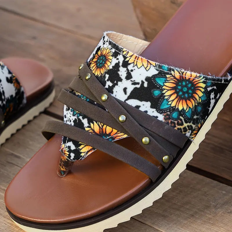 Lacey - Tåklämma Tunn rem Sandaler för kvinno