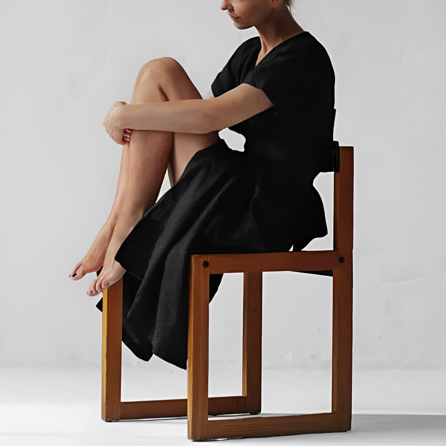 Tasha - Elegant linneklänning