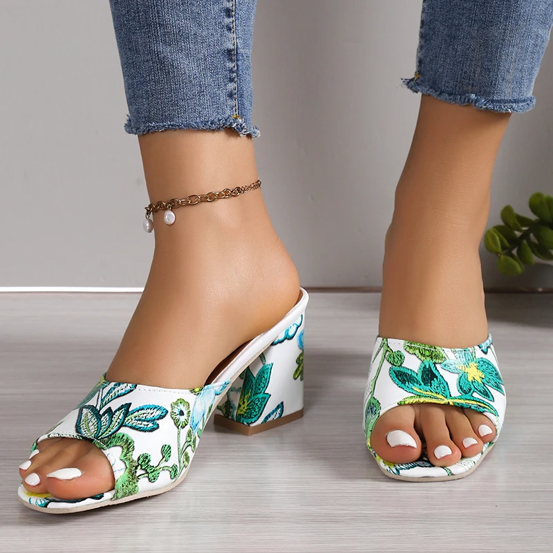 Gennie - Designer-sandaler med hög klack