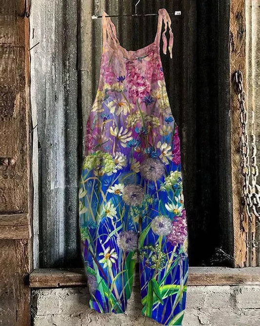 Ruby - Jumpsuit med vintagetryc
