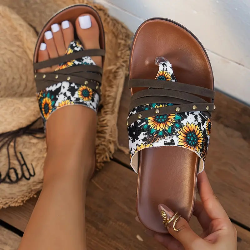 Lacey - Tåklämma Tunn rem Sandaler för kvinno