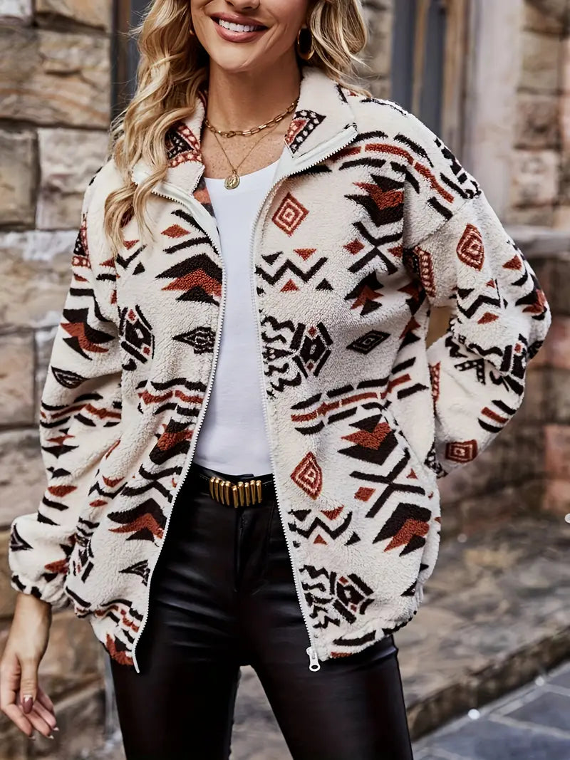 Kieran | Elegant kavaj med geometriskt mönster