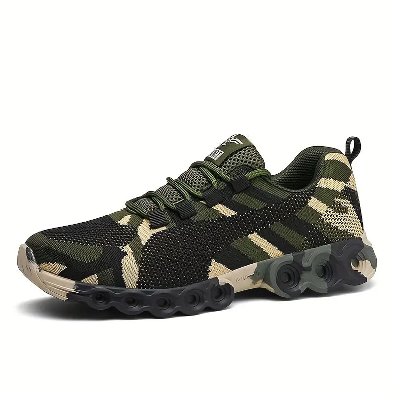 Roger | Stilrena kamouflagesneakers