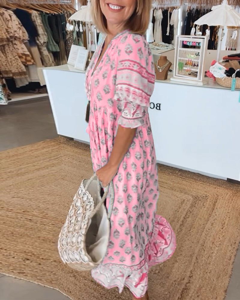 Catherine | Stilren Boho Sommarklänning