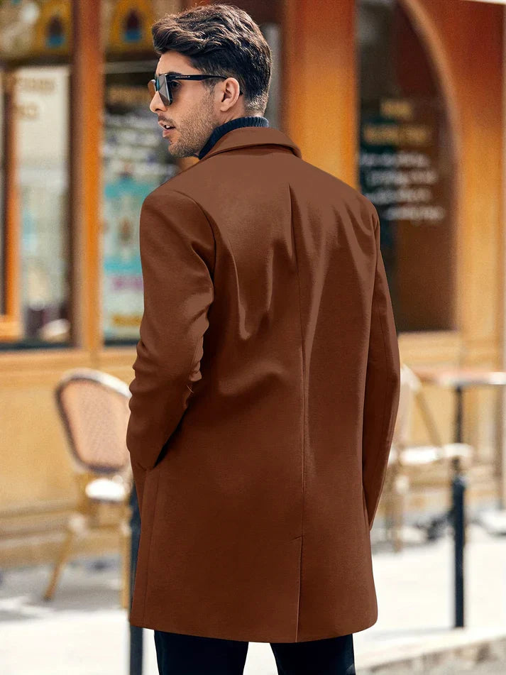 Claude | Varm Trench Overcoat Med Retro Stil