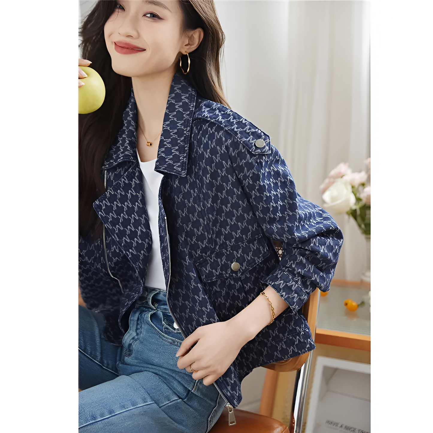 Sibylle | Enkel stil med en avslappnad jeansjacka