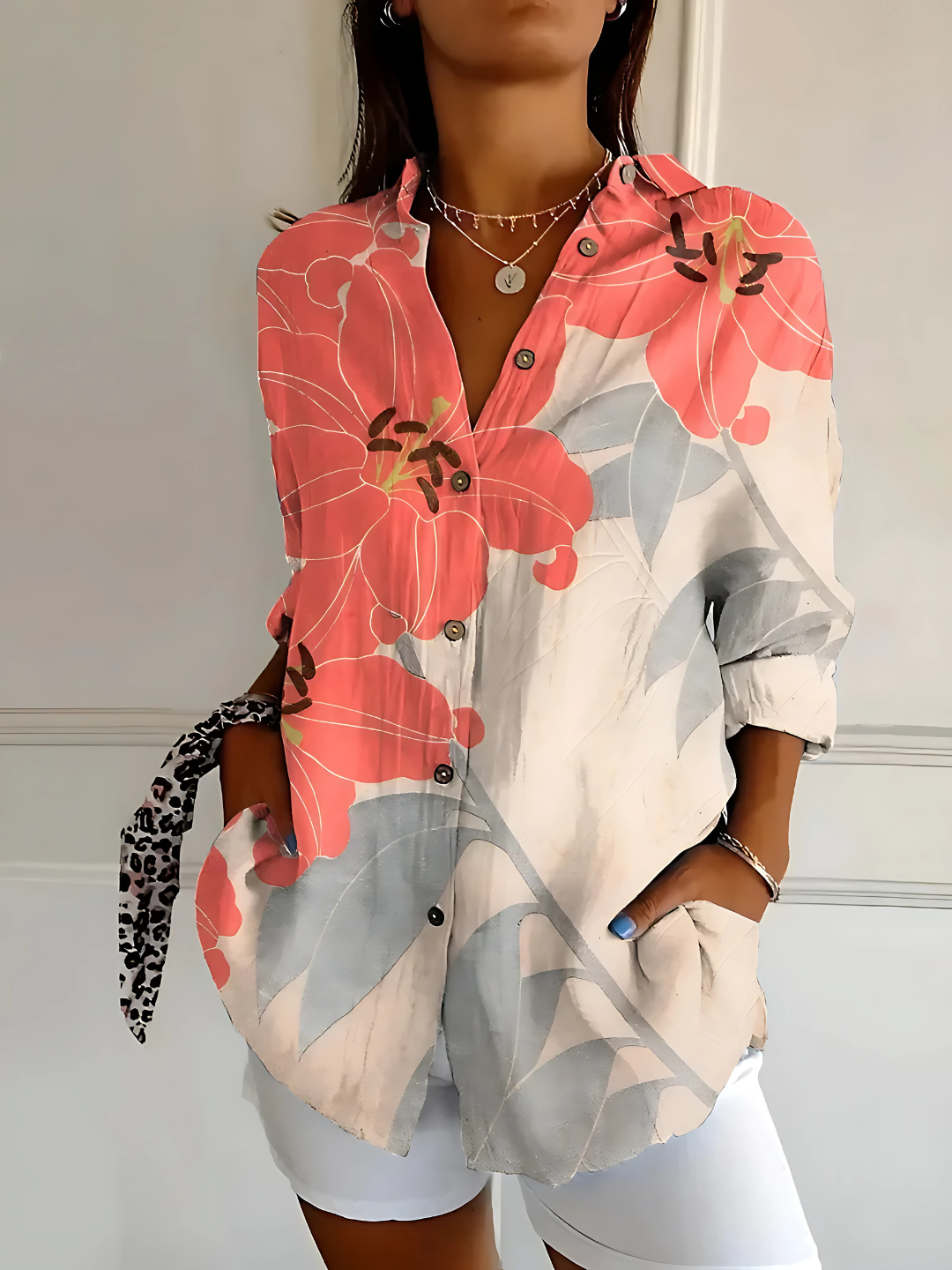 Ivy | Elegant Blommig Blus