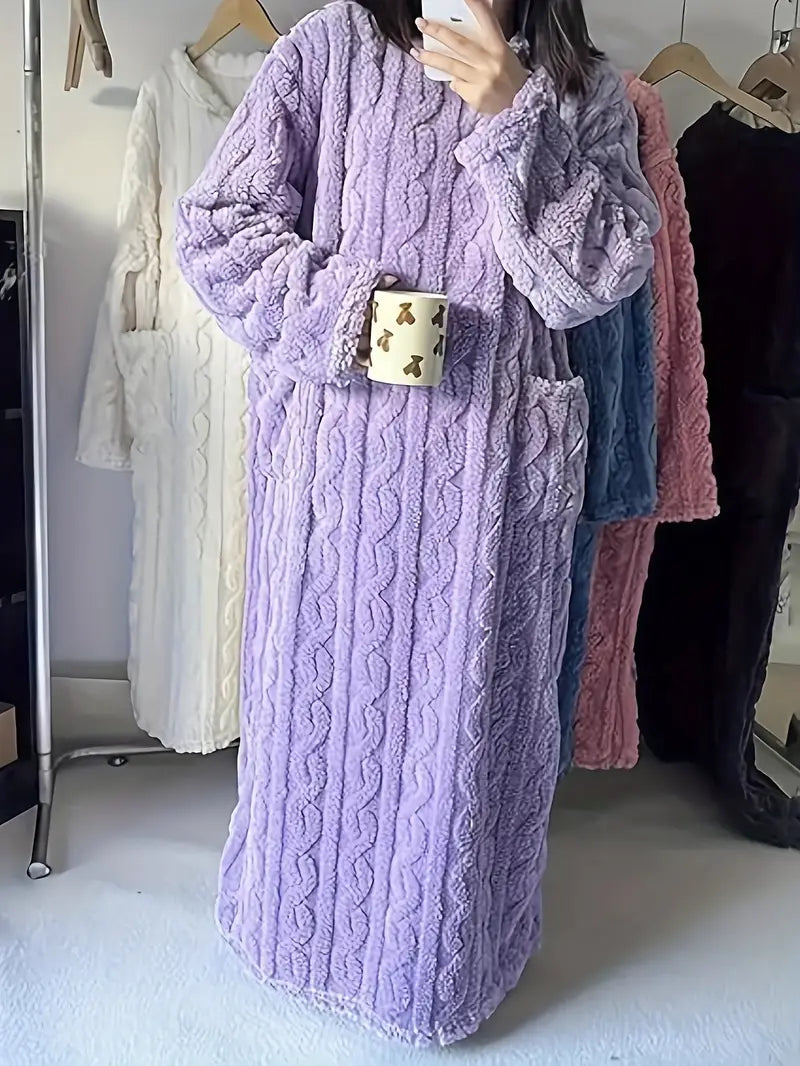 Remo - Mysig långärmad badrock