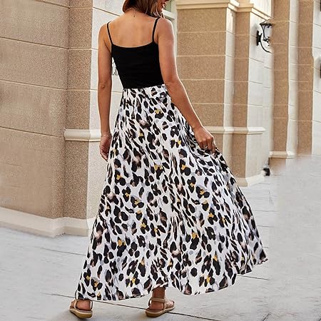 Milly - Klänning med leopardmönster och spagettiband