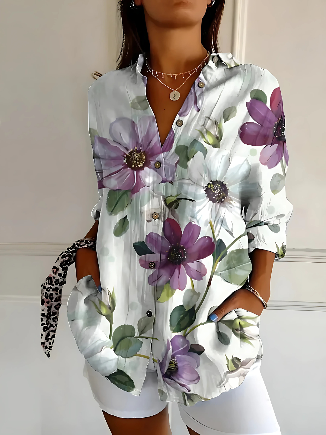 Ivy | Elegant Blommig Blus