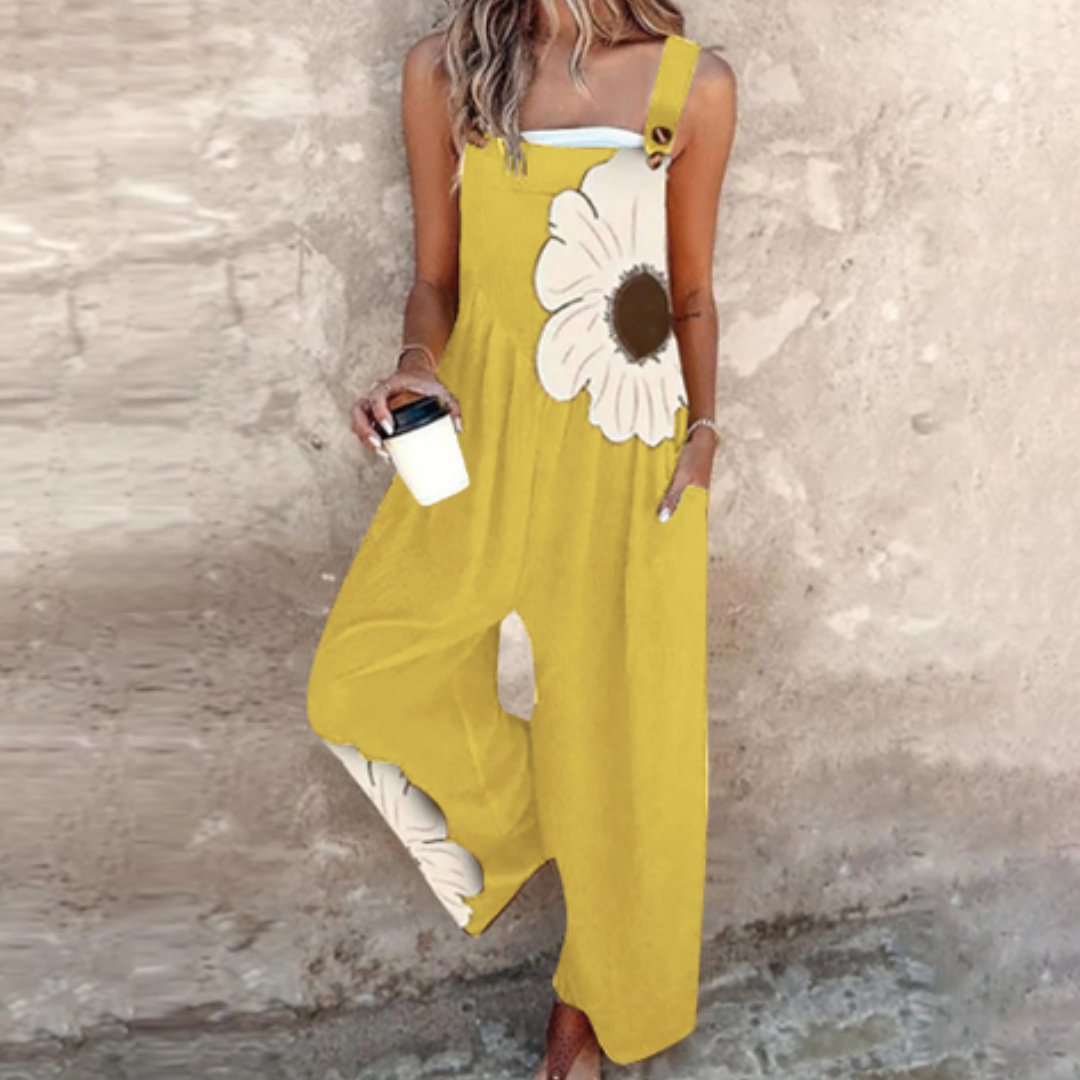 Signe | Stilren Ärmlös Jumpsuit